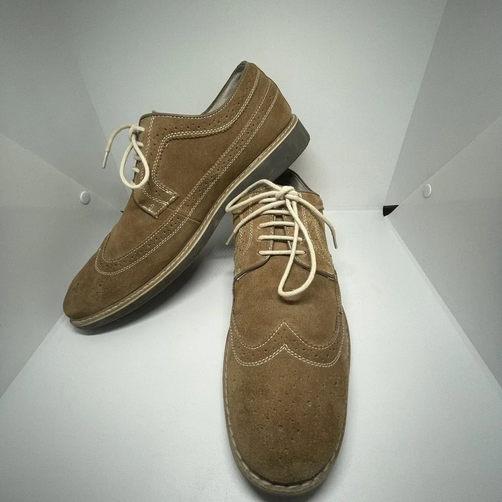 G.H. Bass & Co. Men's Pierson Taupe  Dress Shoes‎ (T300) Size 12D